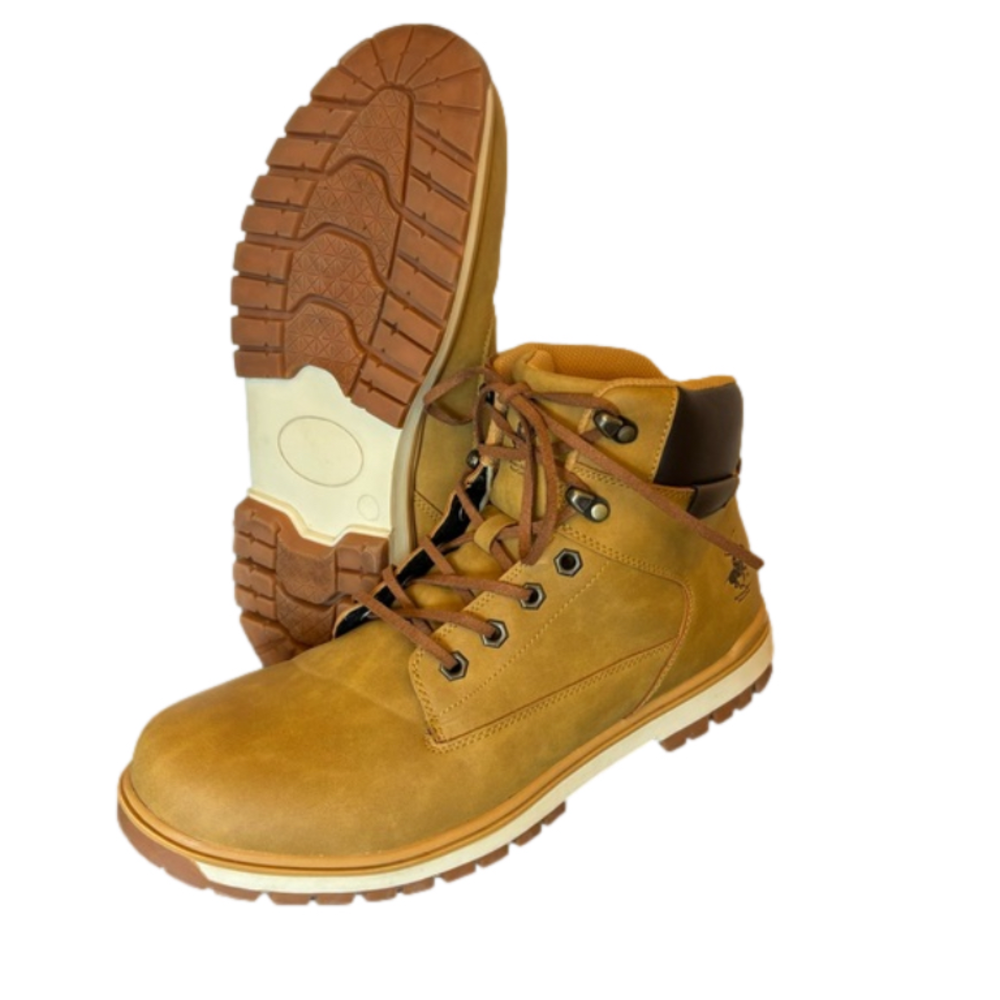 Beverly Hills Polo Club Men’s 'BOSCO' Hiking Boots Size 12 Wheat